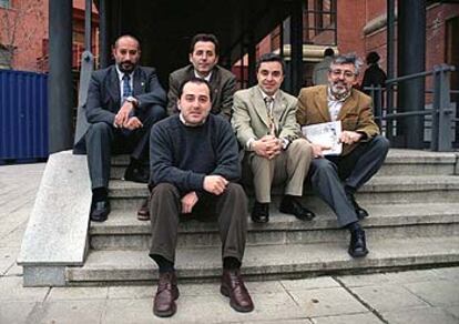 Los oganizadores de Votobit: Fernando Acero, Ángel Alonso, Luís Panizo, Antonio Yuste y Jordi Barrat (delante).