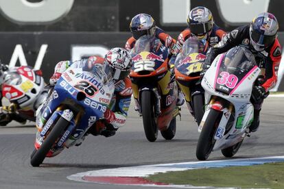 Viñales, durante la carrera de Moto3