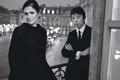 Los diseñadores de Valentino, Maria Grazia Chiuri y Pier Paolo Piccioli.