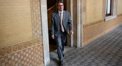 Artur Mas, tras el debate de pol&iacute;tica general del pasado jueves. 