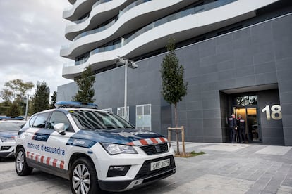 Un coche patrulla de los Mossos d'Esquadra, en una imagen de archivo.