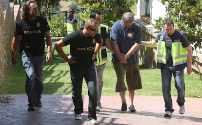 Capo de la mafia rusa detenido en Frigiliana (Málaga) en 2008.