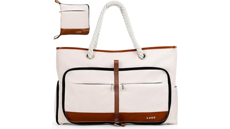 Cabe de todo y es resistente a la arena: este es el bolso familiar con tamaño XL más vendido, perfecto para ir a la playa