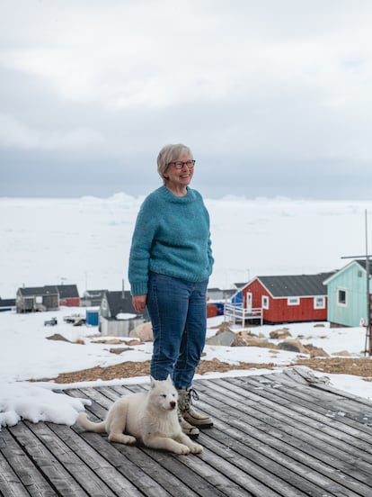 “Los daneses queremos la independencia de Groenlandia. Queremos lo mismo que para la gente de Islandia. Pero no queremos que estén con Trump”, dice Helle Michaelsen, enfermera danesa que trabaja en Qaanaaq
