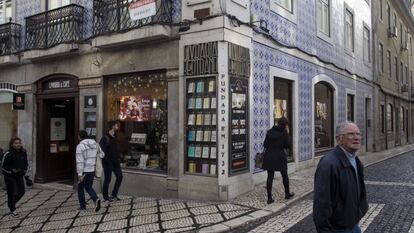 La librería Bertrand en Lisboa que abrió en 1732.  
 