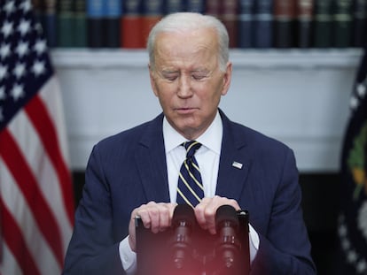 Joe Biden, este viernes en la Casa Blanca.