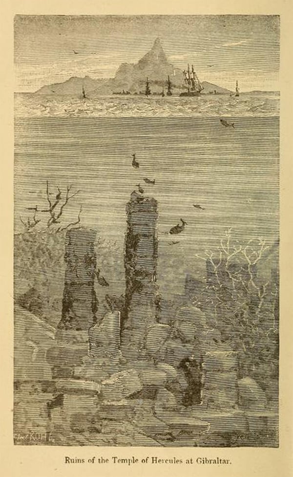 Las inundaciones de enormes proporciones aparecen en historias de la mitología y la creación. En una de esas leyendas, Hércules separa dos montañas y crea el estrecho de Gibraltar.