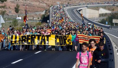 Una Marxa per la llibertat, el passat dijous.