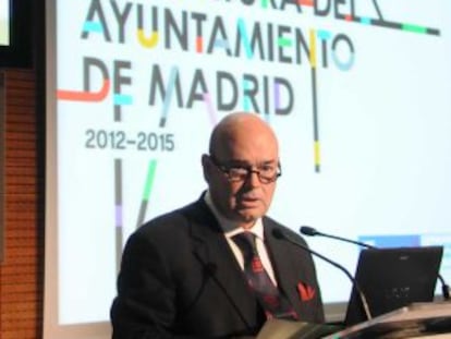 Fernando Villalonga, durante la presentación del plan 2012-2015.
