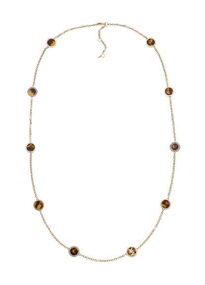 Collar dorado con piedras, de Michael Kors (149 euros).