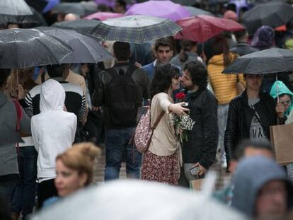 La pluja de l'any passat no va vèncer a les roses, ni als llibres, ni a l'amor