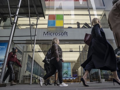 Una tienda de Microsoft en Nueva York, el pasado 20 de enero.