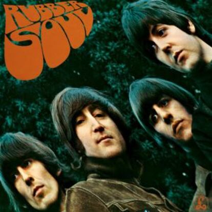 La portada de &#039;Rubber soul&#039;, obra del fot&oacute;grafo Robert Freeman con r&oacute;tulos del artista Charles Front