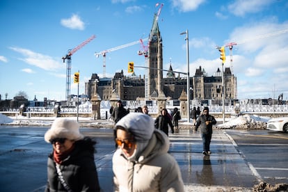 Vista del Parlamento de Ottawa, el pasado viernes.