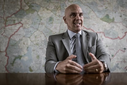 O secret&aacute;rio de Seguran&ccedil;a P&uacute;blica, Alexandre de Moraes.