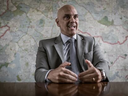 O secret&aacute;rio de Seguran&ccedil;a P&uacute;blica, Alexandre de Moraes.