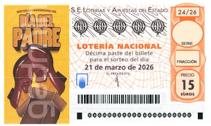 Sorteo Extraordinario del Día del Padre de Lotería Nacional del sábado 21 de marzo de 2026