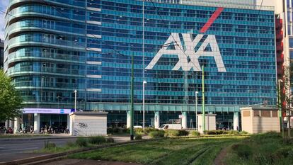 Sede de la compañía de seguros Axa en Milán (Italia). GETTY IMAGES