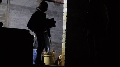Elemento de la policía de Zacatecas en un operativo del pasado 18 de diciembre.