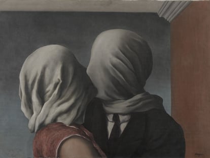 El cuadro 'Los amantes', de René Magritte.