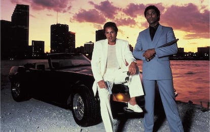 Una imagen de la serie 'Corrupción en Miami', emitida por primera vez entre 1984 y 1989.