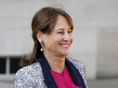 Segolene Royal, ministra de ecolog&iacute;a, desarrollo sostenible y energ&iacute;a.