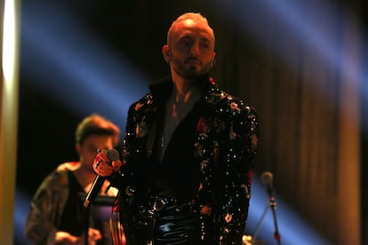 Mabel Matiz during a 2020 performance in Ankara (Turkey).