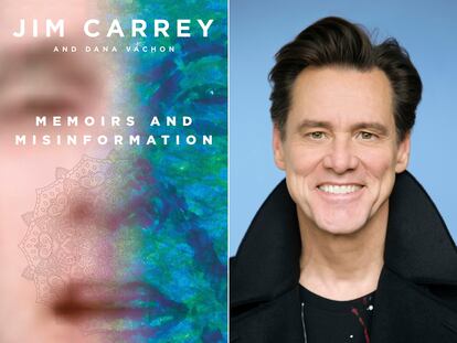La portada del libro de memorias de Jim Carrey.