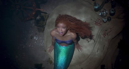 This image released by Disney shows Halle Bailey as Ariel in 'The Little Mermaid.'