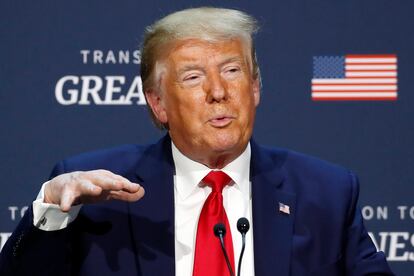 El presidente Donald Trump en Dallas (EE UU), el pasado 11 de junio.