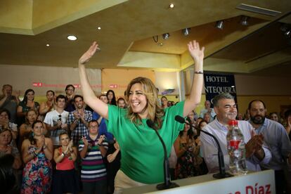 En julio de 2013 Susana Díaz presentaba su candidatura a las primarias andaluzas en Antequera.