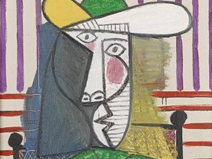 La obra de Picasso. 'Busto de una Mujer'.