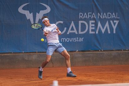 Ruud pelotea en las instalaciones de la Rafa Nadal Academy, en una imagen cedida por el centro.