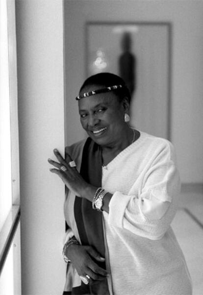 La cantante Miriam Makeba.