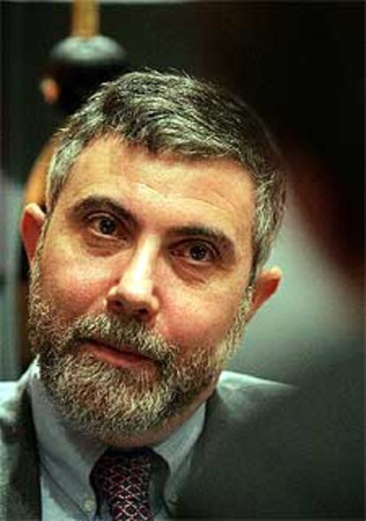 Paul Krugman, en un momento de la entrevista.