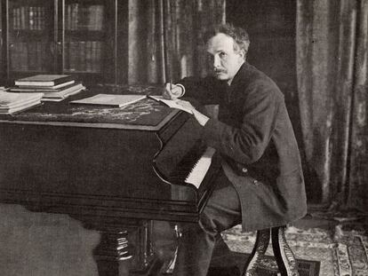 Richard Strauss, en un retrato publicado en el a&ntilde;o 1902, cuando dirigi&oacute; por primera vez en Inglaterra el poema sinf&oacute;nico &#039;Una vida de h&eacute;roe&#039;.