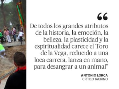 El Toro de la Vega, la tauromaquia, y la tomatina