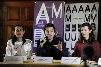 Roxana Alejo, Diego Luna y Paulina Suárez presentan la gira de documentales Ambulante.