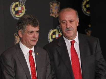 Villar y Del Bosque, en noviembre de 2011.