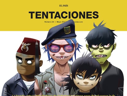 Damon Albarn (de Gorillaz), portada del nuevo número de Tentaciones