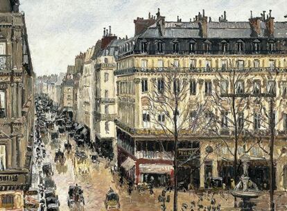 &#039;Rue Saint-Honor&eacute;, apr&egrave;s-midi&#039;, de Camille Pisarro.