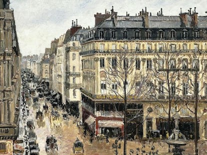 &#039;Rue Saint-Honor&eacute;, apr&egrave;s-midi&#039;, de Camille Pisarro.