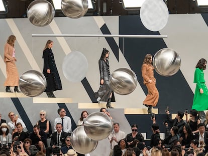 Desfile de la colección de alta costura otoño/invierno 2023 de Chanel, el 5 de julio en París.