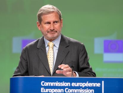 Johannes Hahn, comisario europeo de Presupuestos.