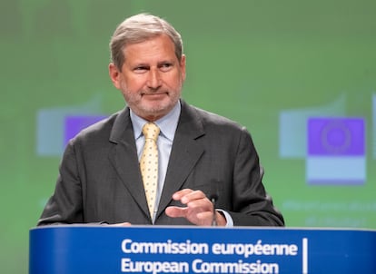 Johannes Hahn, comisario europeo de Presupuestos.