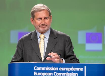 Johannes Hahn, comisario europeo de Presupuestos.