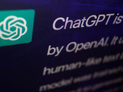 Imagen de la web de OpenAI que da acceso al chatbot.