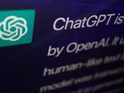 Imagen de la web de OpenAI que da acceso al chatbot.