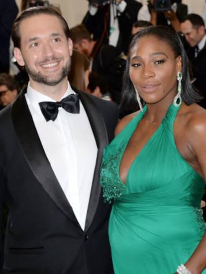 Serena Williams y Alexis Ohanian en la gala MET de Nueva York el pasado mayo.