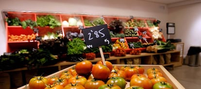 Frutas y verduras.